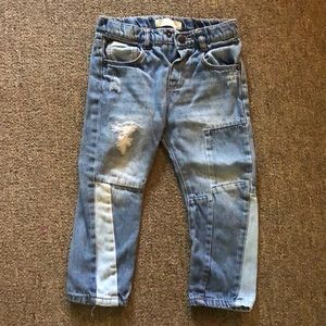 Zara Patchwork Jeans 2-3years 98cm